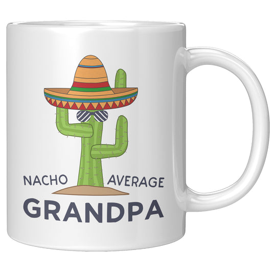 nacho average grandpa mug