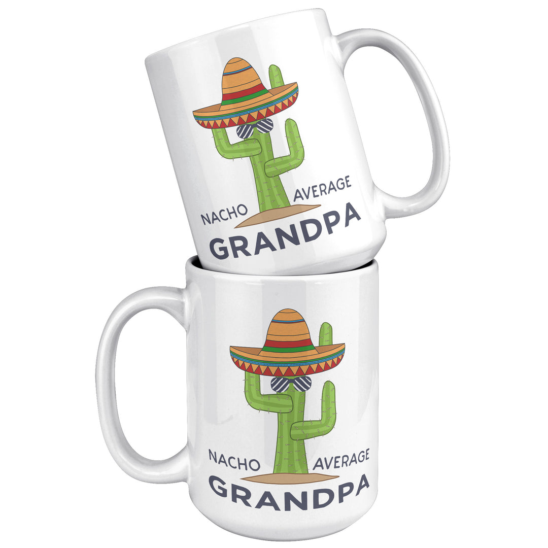 Nacho Average Grandpa Mug (White)