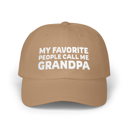 Best grandpa hat khaki color