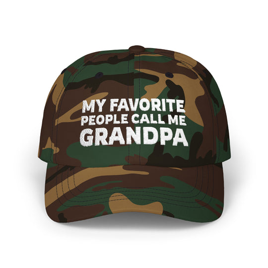 Grandfather hat style camo