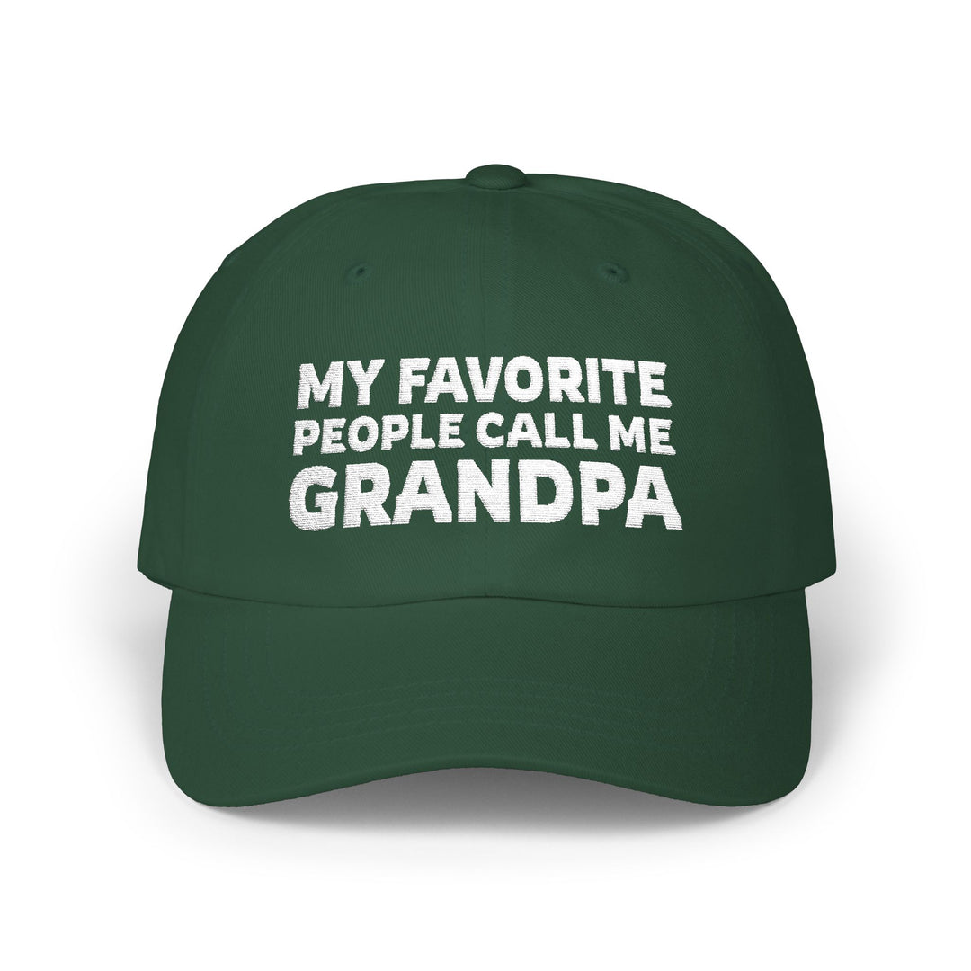 Funny mens grandpa baseball cap