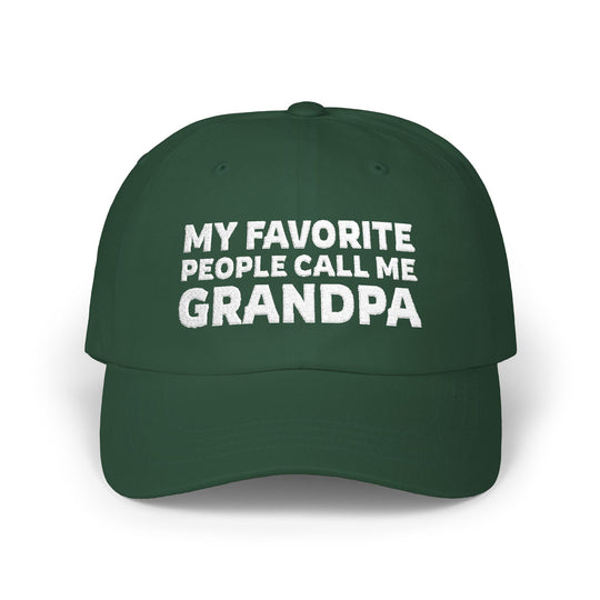 Funny mens grandpa baseball cap