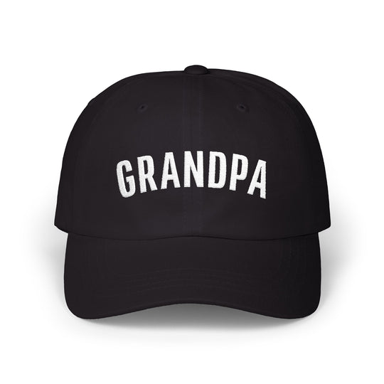 Grandpa embroidered hat minimalist style design