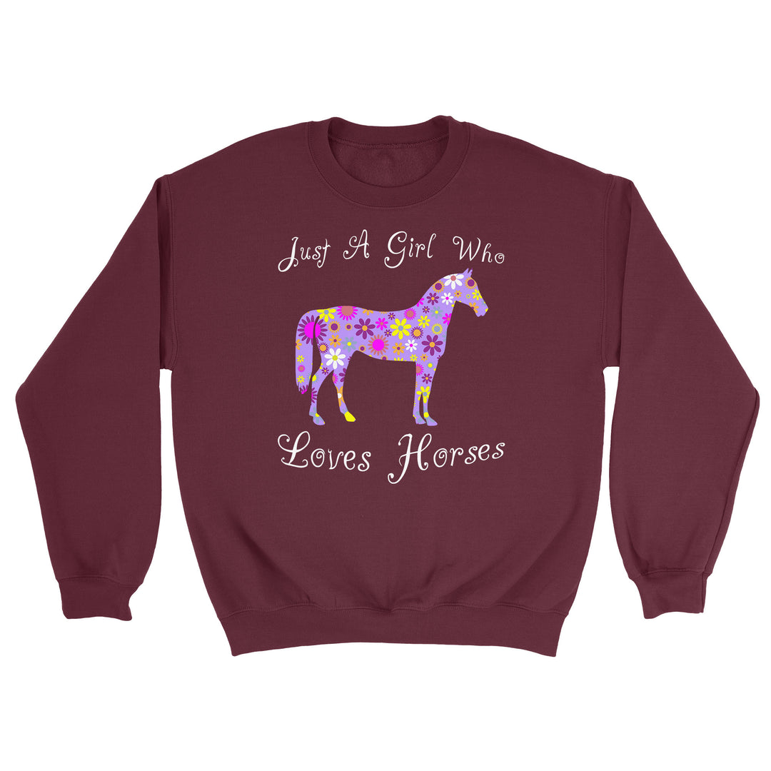 Horse Sweatshirt For Kids