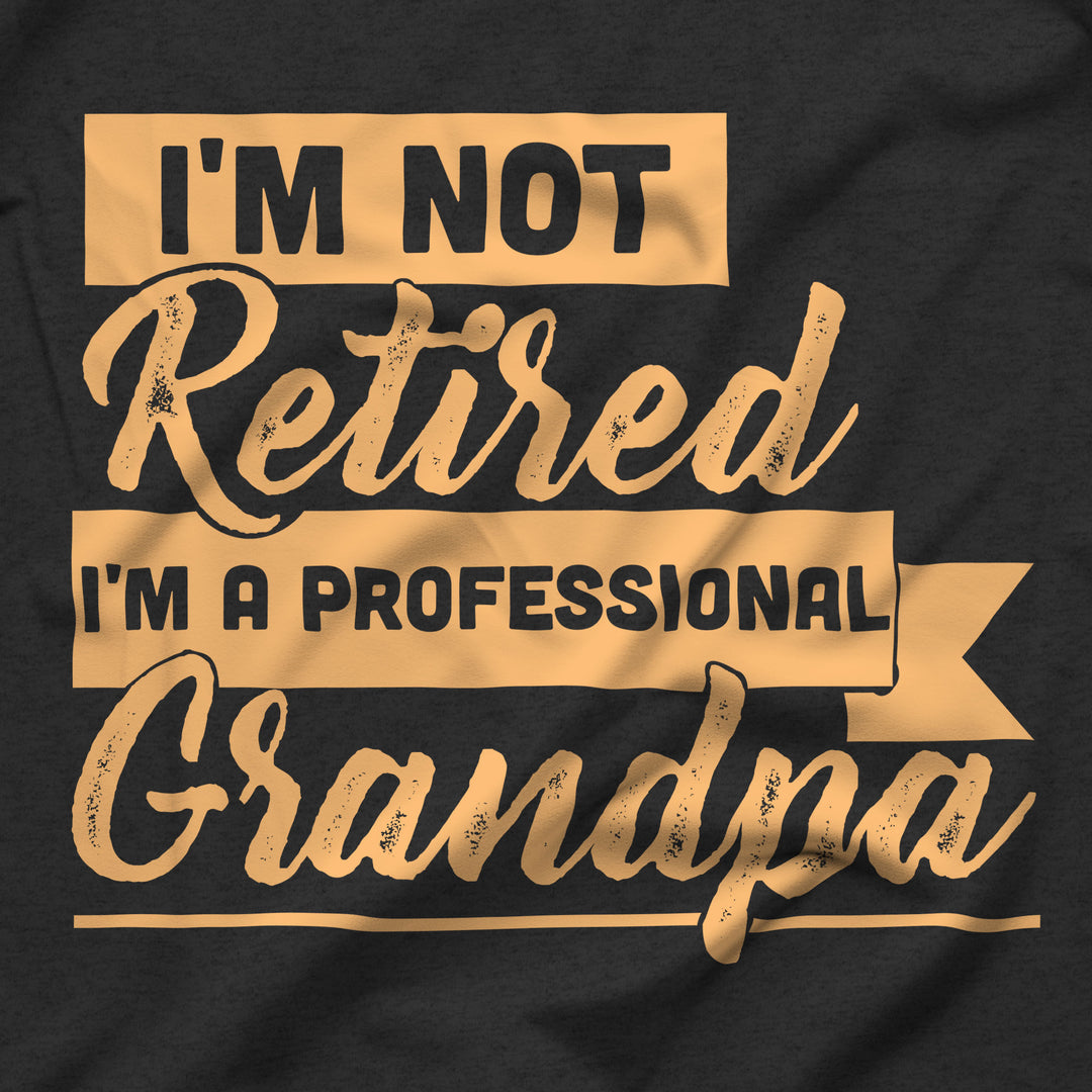 Black t-shirt with gold text &