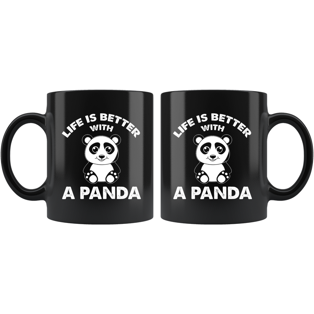 Panda Lover Mug - Black 11 oz.