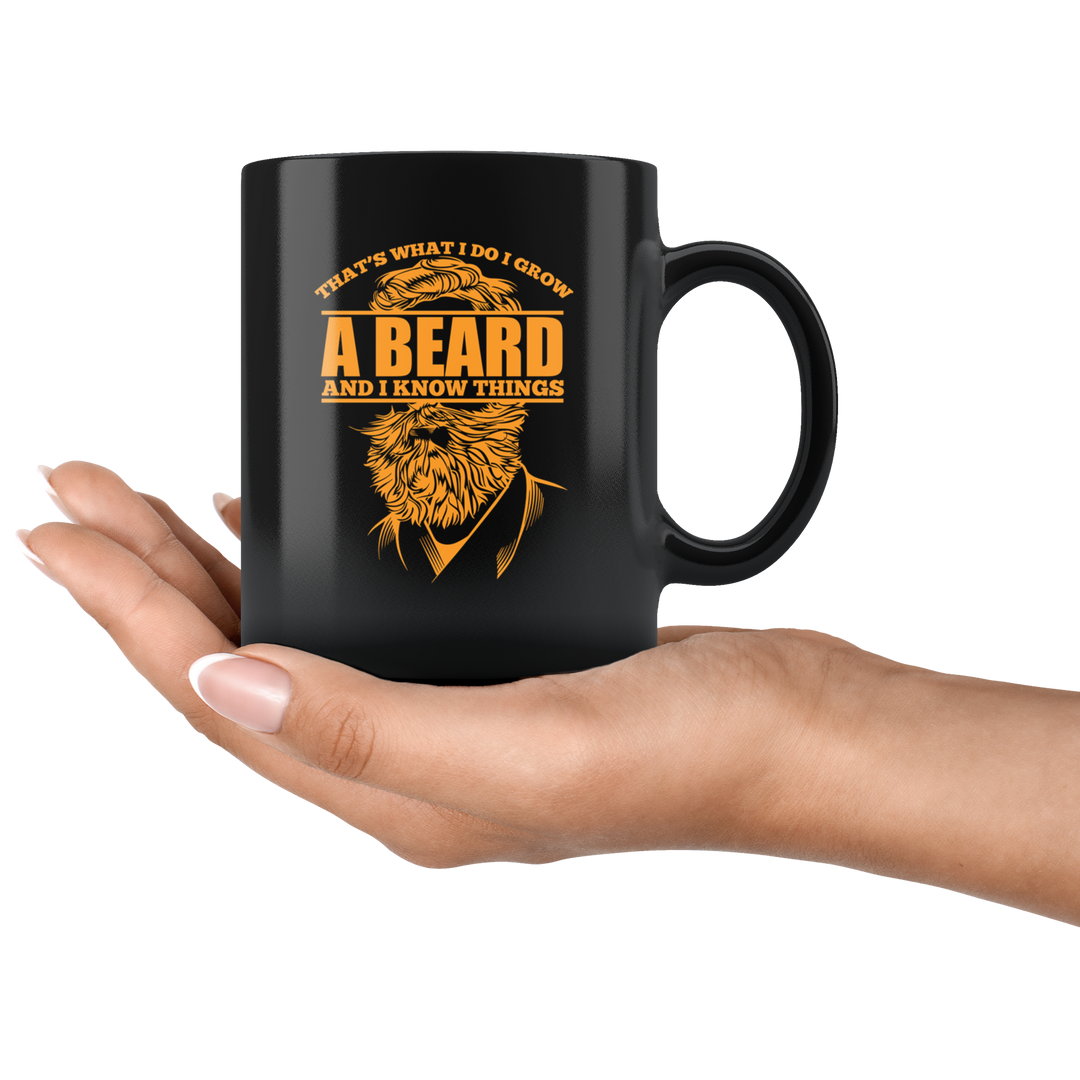 Beard Mug - Black 11 oz.