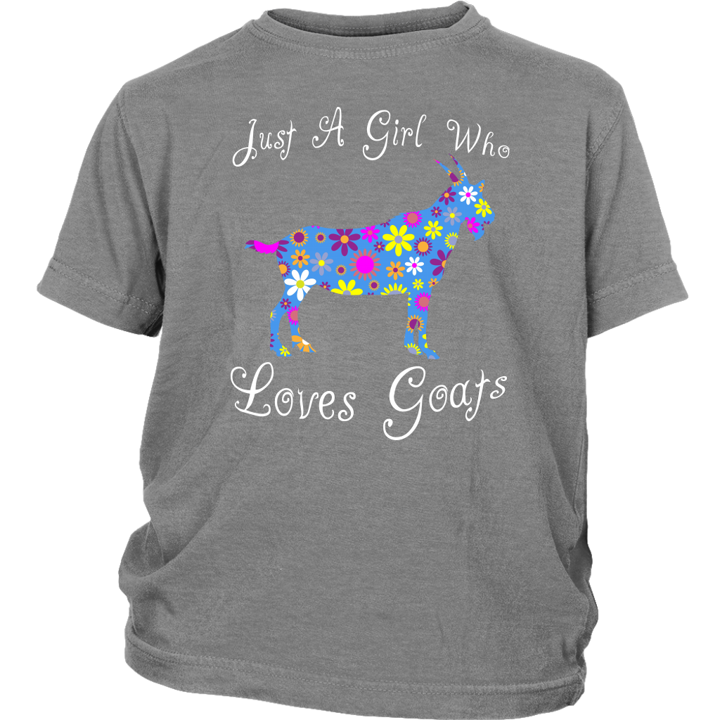 Just A Girl Who Loves Goats Shirt - Grey