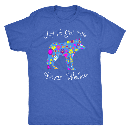 Just A Girl Who Loves Wolves Shirt - WOMENS & UNISEX/MENS