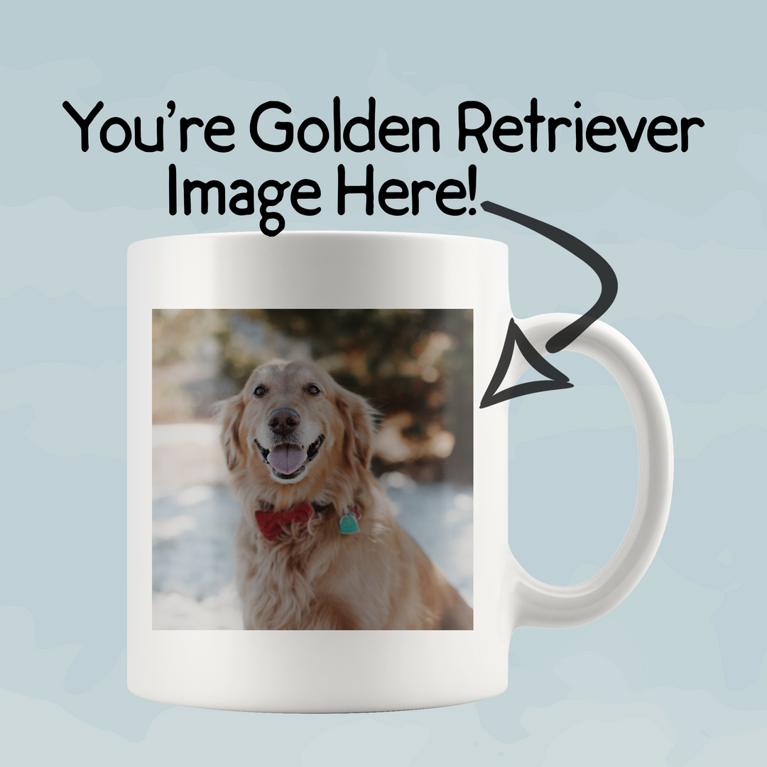 Golden Retriever Personalized Mug - White 11 oz.