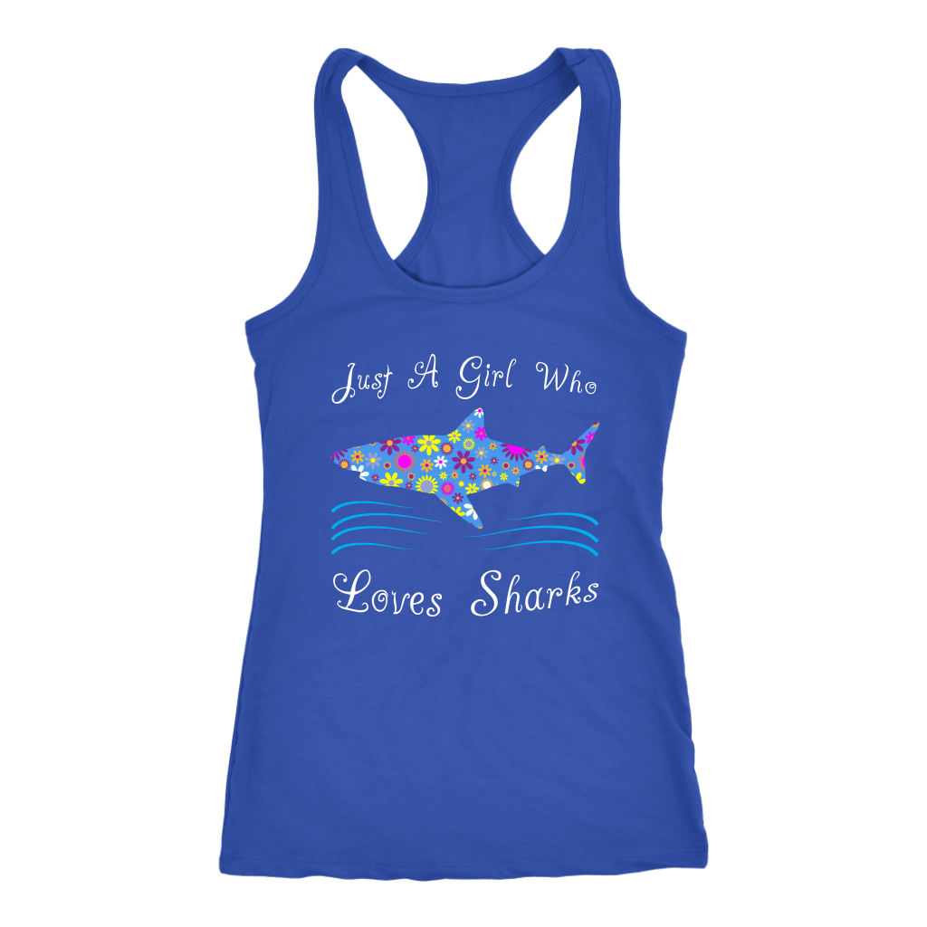 Girl Who Loves Sharks - Tank Top