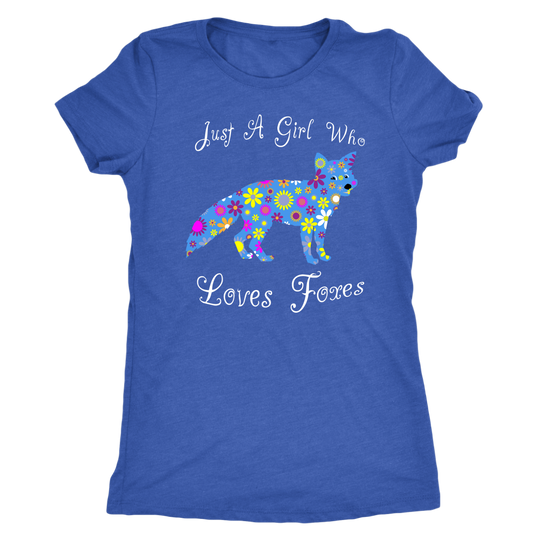 Girl Loves Foxes Shirt - Women's