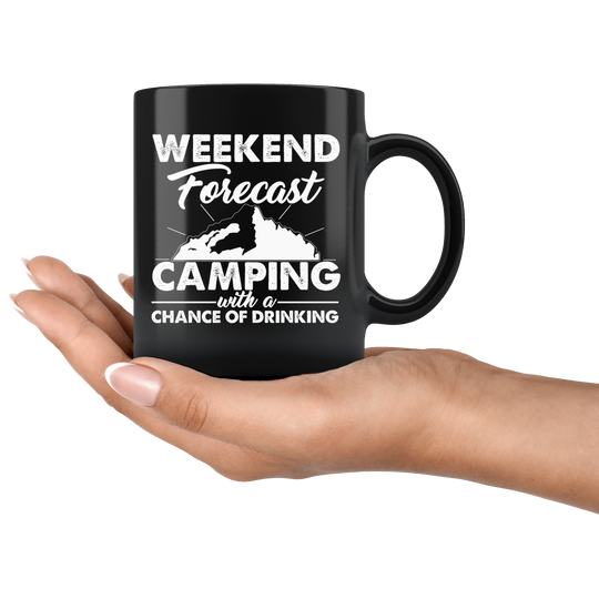 Camping Mug - Black 11 oz.