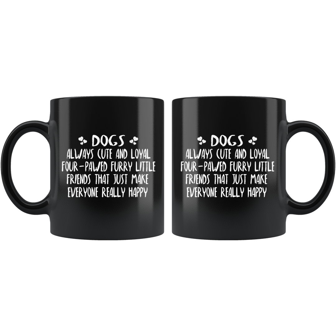 Dog Definition Mug - Black 11 oz.