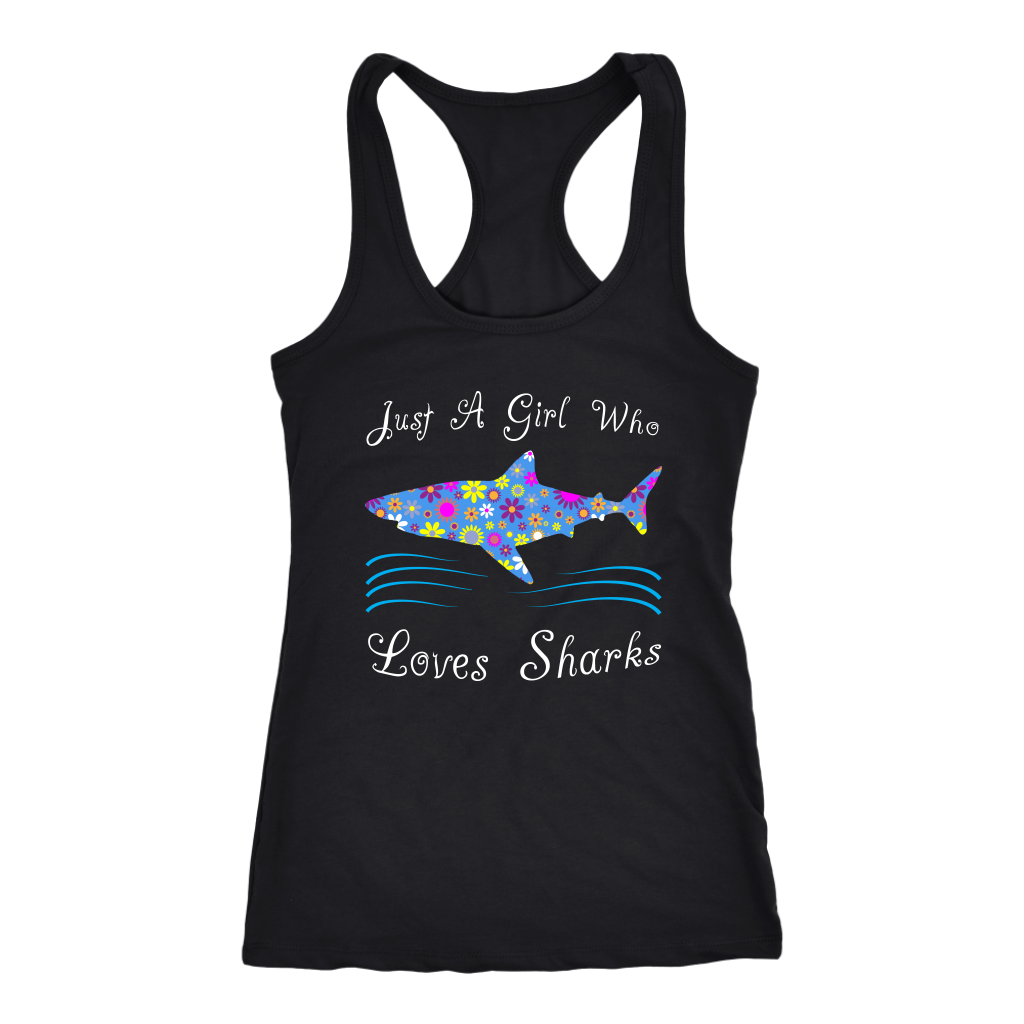 Girl Who Loves Sharks - Tank Top