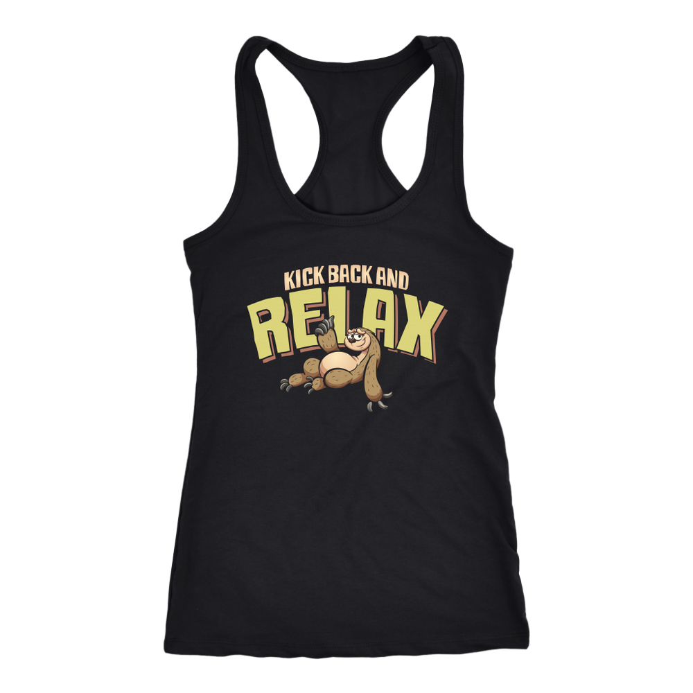 Sloth Tank Top - Kick Back And Relax