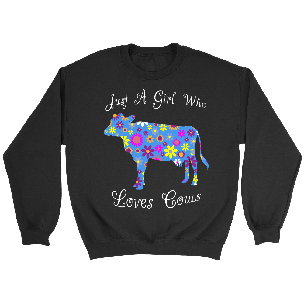 Girl Loves Cow SWEATSHIRT