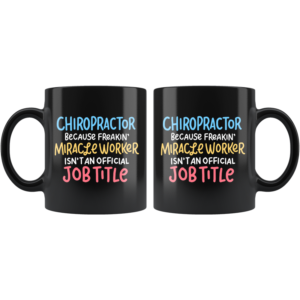 Chiropractor Coffee Mug - Black 11 oz.