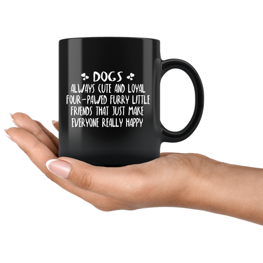 Dog Definition Mug - Black 11 oz.