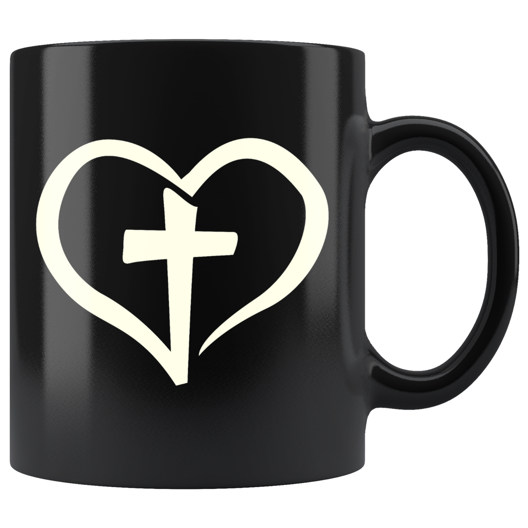 Faith Love Heart Coffee Mug