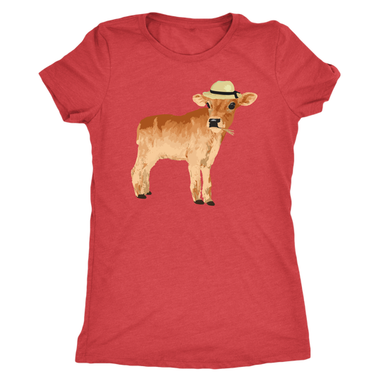 Cute Cow Illustrative Shirt