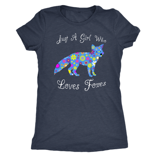 Girl Loves Foxes Shirt - Women's