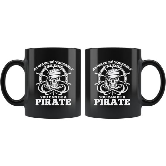 Pirate Mug - Black 11 oz.