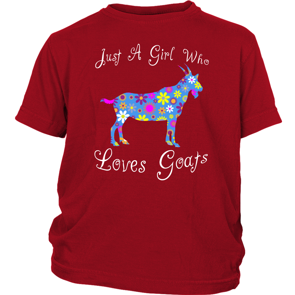 Just A Girl Who Loves Goats Shirt - Red