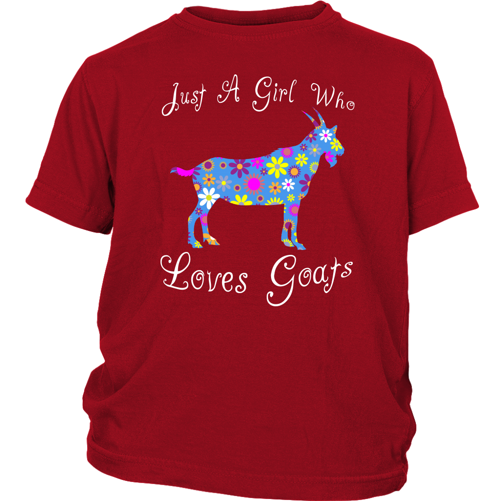 Just A Girl Who Loves Goats Shirt - Red
