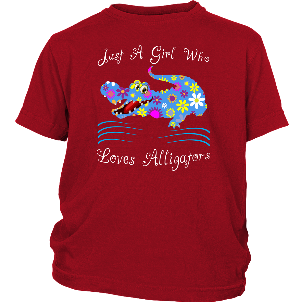 Just A Girl Who Loves Alligators Shirt - Red