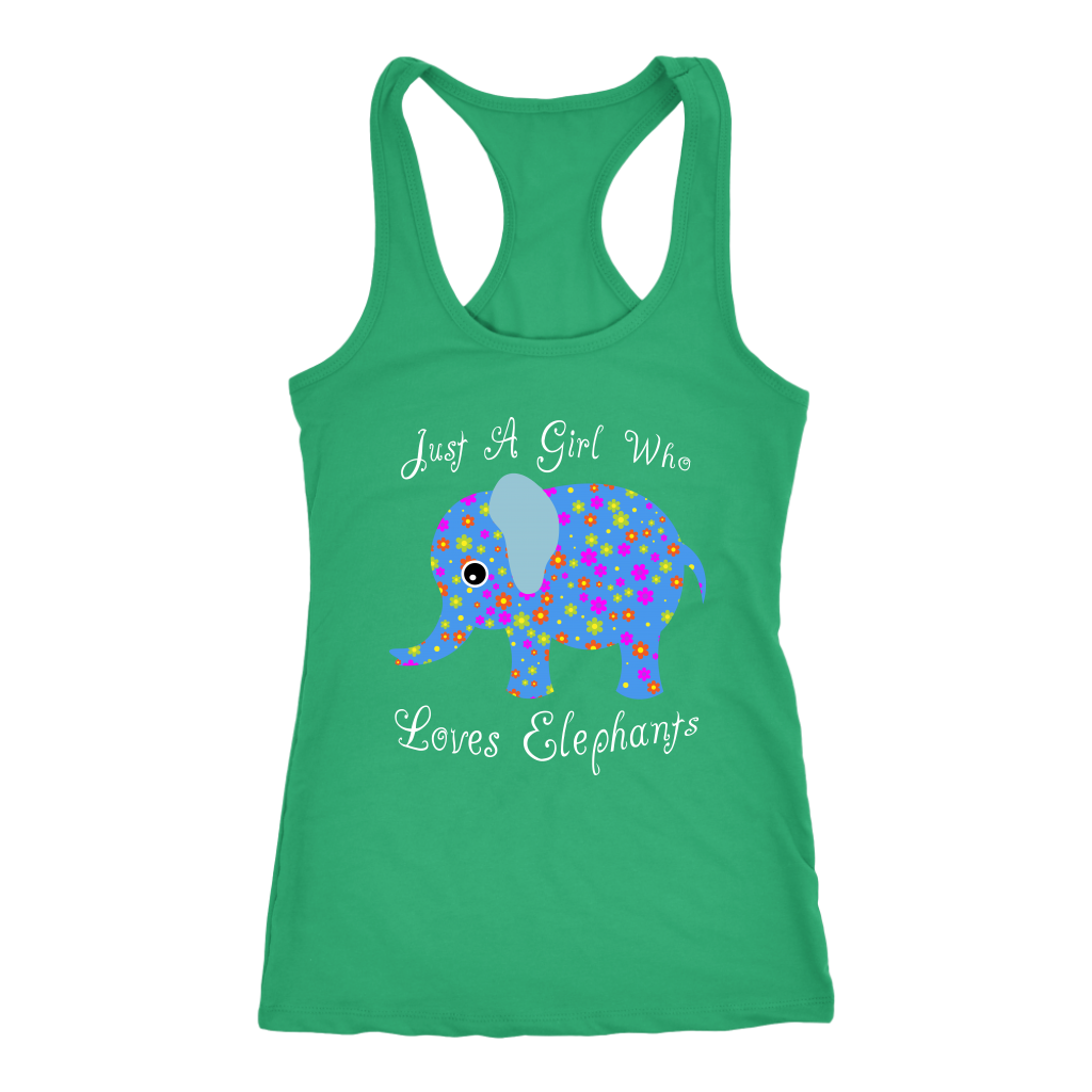 Girl Who Loves Elephants - Tank Top