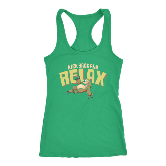 Sloth Tank Top - Kick Back And Relax