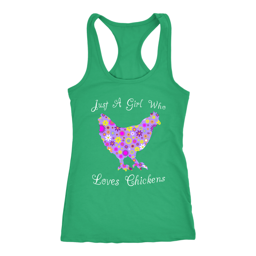 Girl Who Loves Chickens - Tank Top