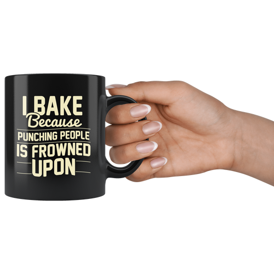 Baking Lover Mug - Black 11 oz.